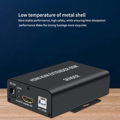 BW-HKE60A HDMI 60m KVM With USB Extender Support POE Single-End Power Supply With US Plug
