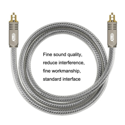 EMK YL/B Audio Digital Optical Fiber Cable Square To Square Audio Connection Cable, Length: