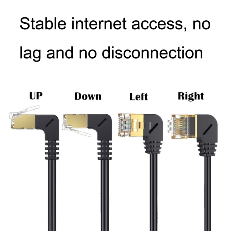 Cat 8 10G Transmission RJ45 Male To Female Computer Network Cable Extension Cable, Straight Head 0.3m, Straight Head 0.6m, Straight Head 1m, Straight Head 1.5m, Up Bend 0.5m, Down Bend 0.5m, Left Bend 0.5m, Right Bend 0.5m