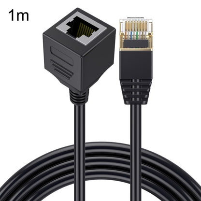 Cat 8 10G Transmission RJ45 Male To Female Computer Network Cable Extension Cable, Straight Head 0.3m, Straight Head 0.6m, Straight Head 1m, Straight Head 1.5m, Up Bend 0.5m, Down Bend 0.5m, Left Bend 0.5m, Right Bend 0.5m