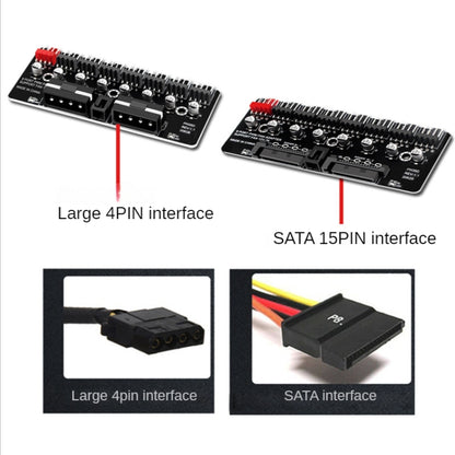PWM Fan Hub Computer CPU Fan Extender