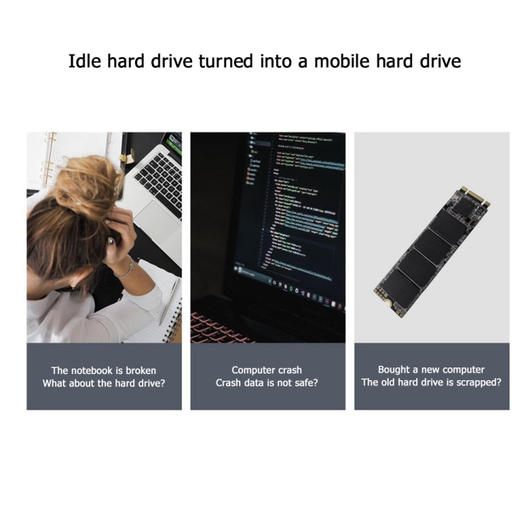 Плата расширения SSD M.2 с USB3.1 10 Гбит/с GEN2 на NVME SATA Dual Protocol