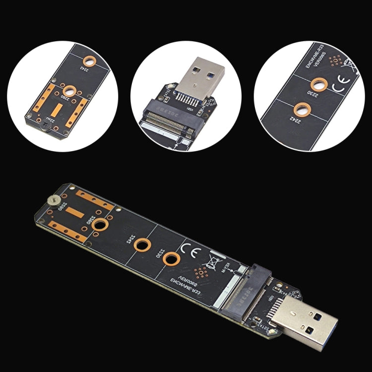 Плата расширения SSD M.2 с USB3.1 10 Гбит/с GEN2 на NVME SATA Dual Protocol