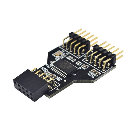 9-контактный USB-разъем «мама» 1 к 2 «папа» плата 9-контактный USB 2.0 концентратор-адаптер