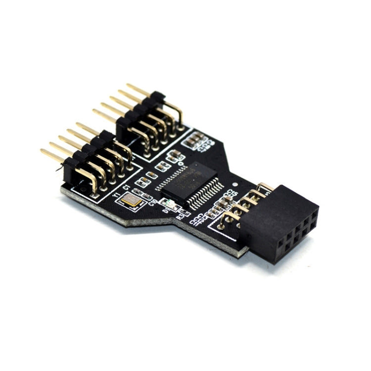 9-контактный USB-разъем «мама» 1 к 2 «папа» плата 9-контактный USB 2.0 концентратор-адаптер