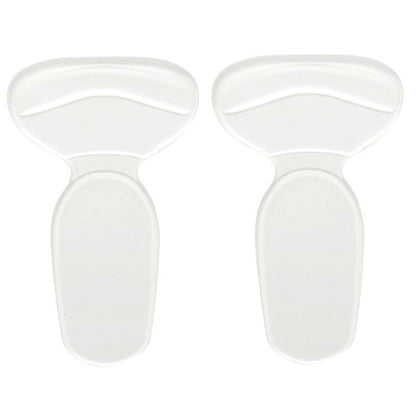 1pair 2 in 1 Half Size Forefoot Pad Anti-drop Sandal Heel Sticker