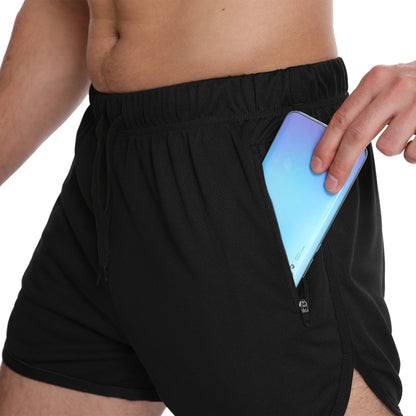 Three Pants Men Gym Shorts Quick Dry Swimming Trunks