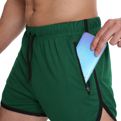 Three Pants Men Gym Shorts Quick Dry Swimming Trunks