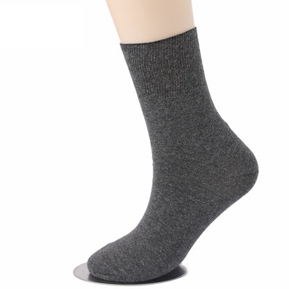 Cotton Slack Socks Mid-Tube Socks Thin Wide-Mouth Socks For Men