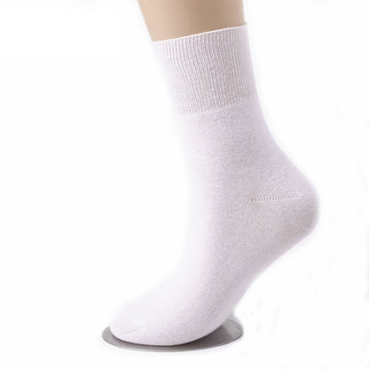 Cotton Slack Socks Mid-Tube Socks Thin Wide-Mouth Socks For Men