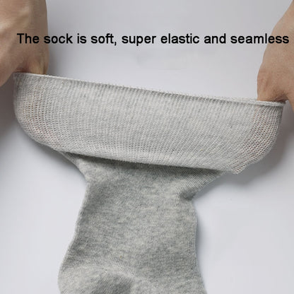 Cotton Slack Socks Mid-Tube Socks Thin Wide-Mouth Socks For Men