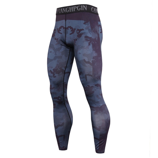 Mens Quick Dry Fitness Leggings Skinny Sports Pants