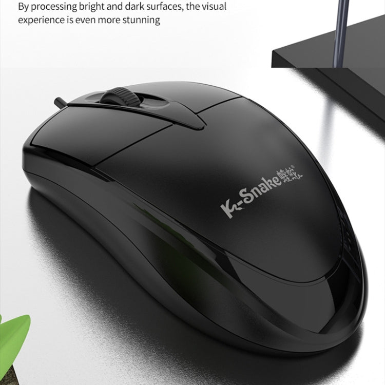 Комплект проводной клавиатуры и мыши K-Snake K001 для настольного компьютера