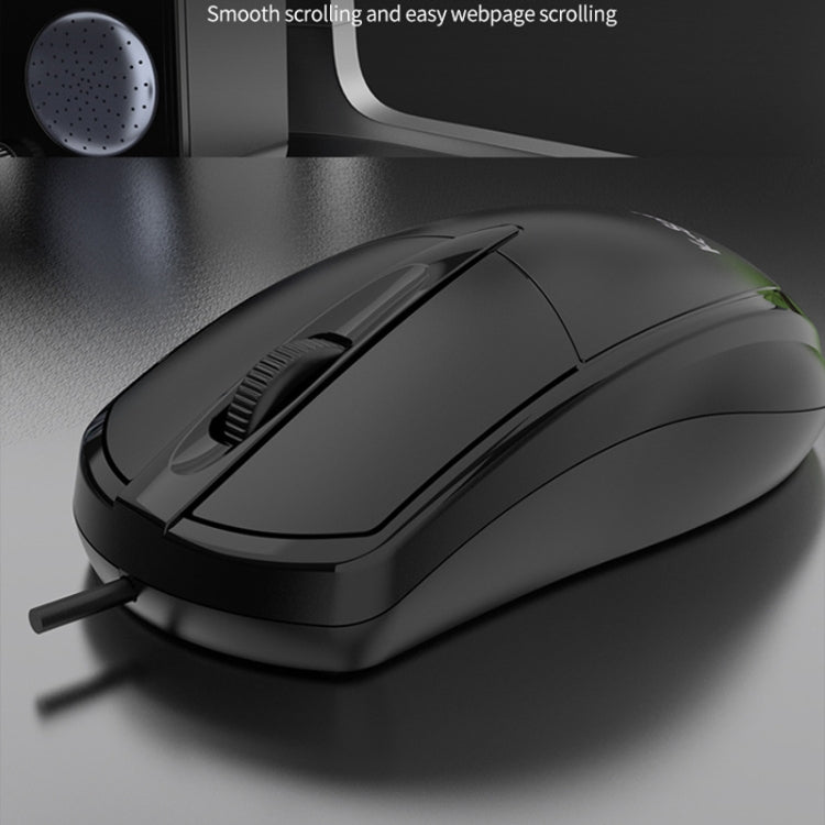 Комплект проводной клавиатуры и мыши K-Snake K001 для настольного компьютера