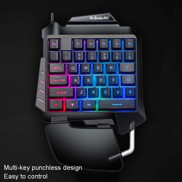 K-Snake G92 Single Small Keyboard Mobile Games Luminous Robotic Machine Sensory Game Keyboard