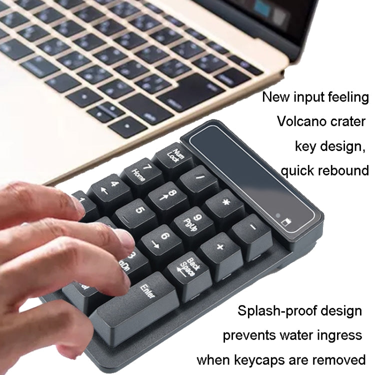 K3 19 Key 2.4G Wireless Mini Digital Keyboard Suspension Machinery Keypad