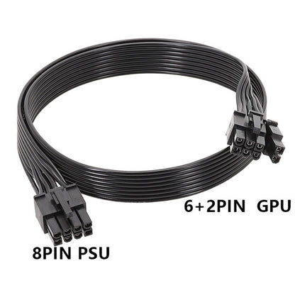 For Corsair 18AWG Flat Cable Power Module Cable Graphics Card Module Cable 8Pin To 8Pin 6+2
