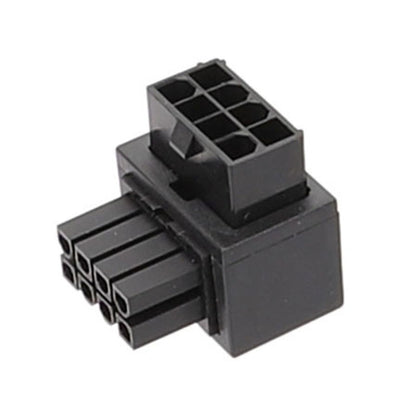 Motherboard CPU 8Pin Power Steering Connector Interface Steering Header 90 Degree Adaptor