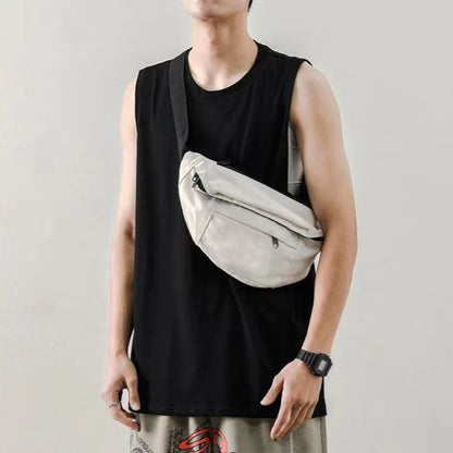 Men Summer Outdoor Vest Basketball Fitness Sports Sleeveless Crew Neck Shirt