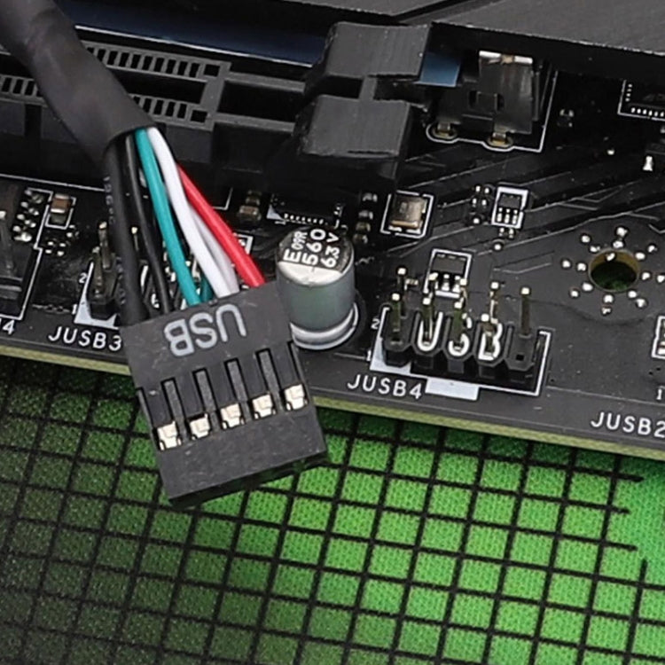 Motherboard 9Pin USB2.0 Extension Cable 26AWG Double Shielded Cord