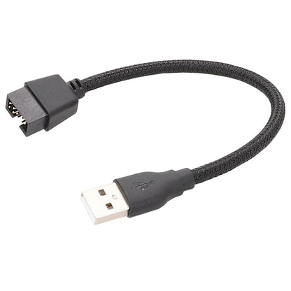 Кабель-адаптер USB-A (папа) на 9-контактный разъем материнской платы для передачи данных RGB на внешний порт U