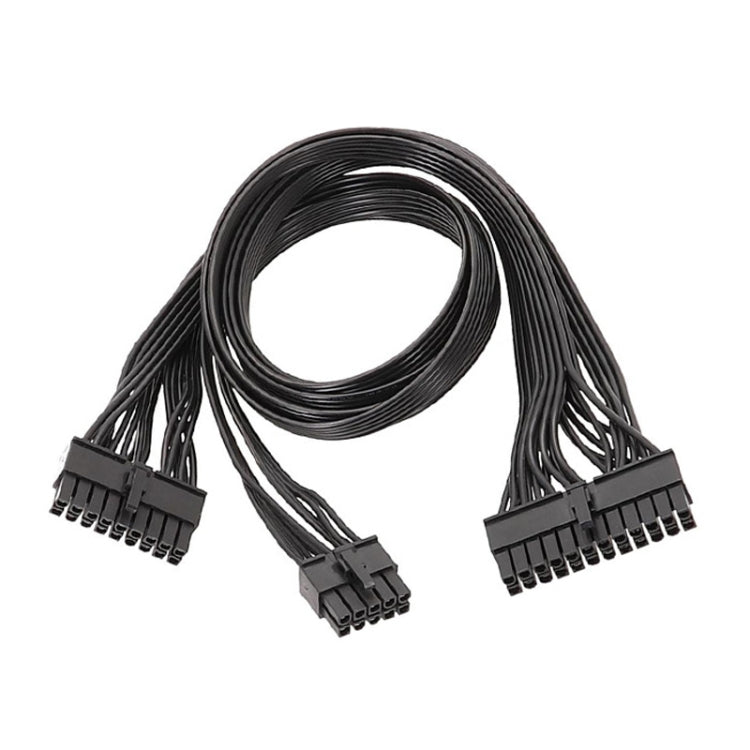 EVGA 10 kontaktu / 18 kontaktu līdz 24 kontaktu plakanajam kabeļa moduļa kabeļa grafikas kartes bloka vadam