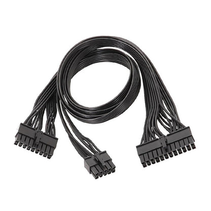 EVGA 10 kontaktu / 18 kontaktu līdz 24 kontaktu plakanajam kabeļa moduļa kabeļa grafikas kartes bloka vadam