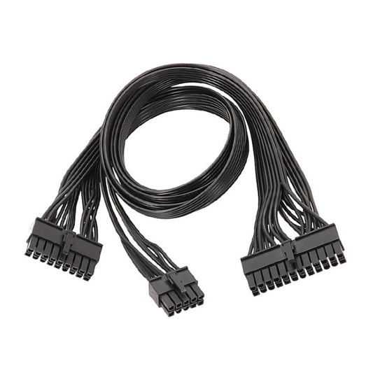EVGA 10 kontaktu / 18 kontaktu līdz 24 kontaktu plakanajam kabeļa moduļa kabeļa grafikas kartes bloka vadam