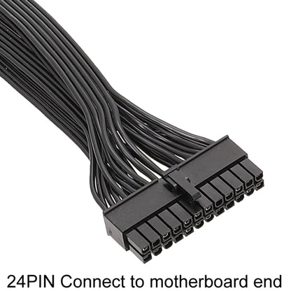 EVGA 10 kontaktu / 18 kontaktu līdz 24 kontaktu plakanajam kabeļa moduļa kabeļa grafikas kartes bloka vadam