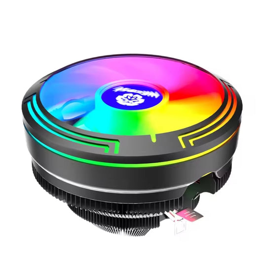 LED krāsaina gaisma 4Pin dzesētāja darbvirsmas CPU dzesēšanas ventilators