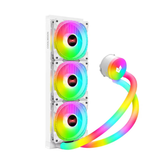COOLMOON AS360 Magic Diamond Edition datora dzesētājs ARGB ūdens dzesēšanas apgaismojums integrēts procesora radiators