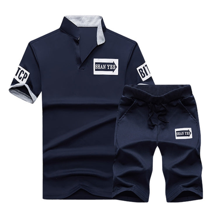 Summer Men T-Shirt Half-Sleeved Sports Suit