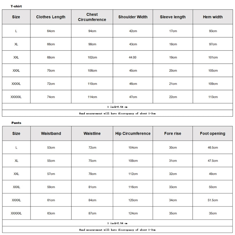Summer Men T-Shirt Half-Sleeved Sports Suit
