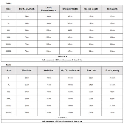 Summer Men T-Shirt Half-Sleeved Sports Suit