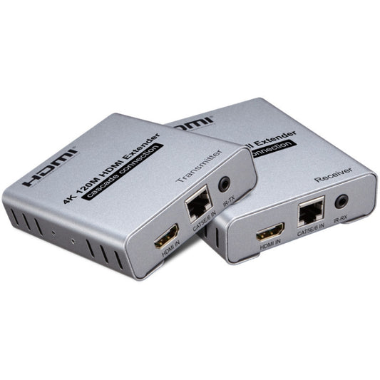 HDMI viena kabeļa 120 m raidītājs/uztvērējs pagarinātājs 4K HD raidītājs