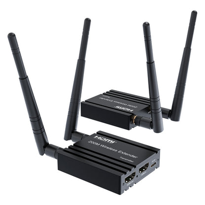 200 m bezvadu HDMI signāla pastiprinātājs, raidītājs+uztvērējs