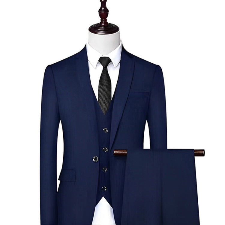 3pcs /Set Men Formal Business Suit Blazers Wedding Dress Groom Group Suits