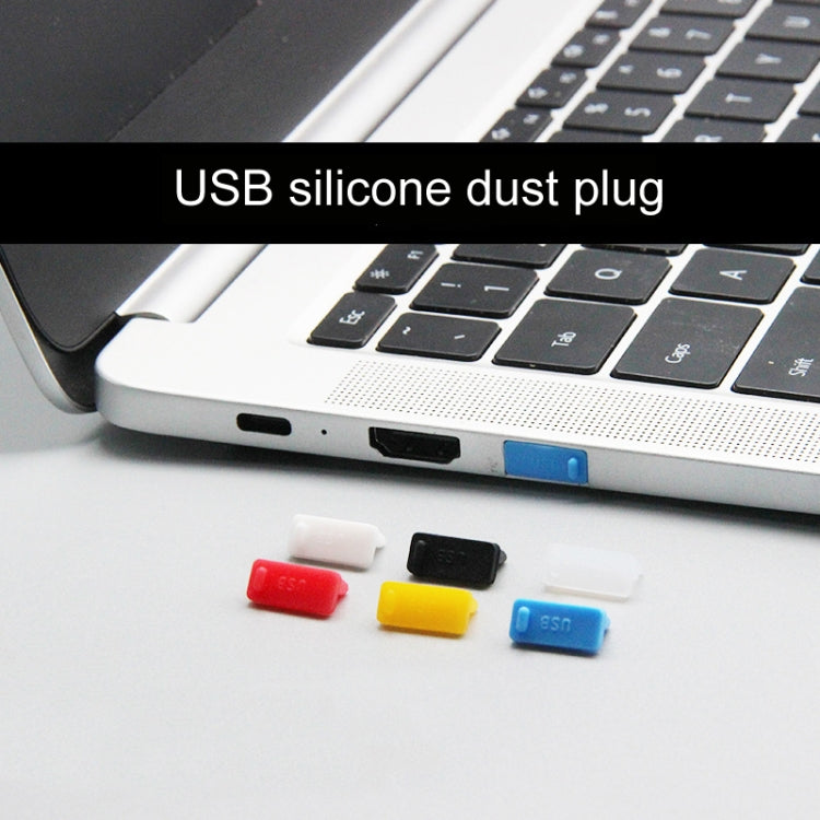 10 шт. / Комплект силиконовых заглушек для порта USB 2.0 (женского)