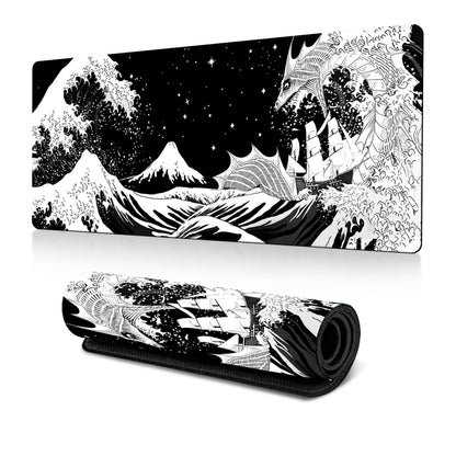 Коврик для игровой мыши Big Wave, нескользящий резиновый коврик для стола