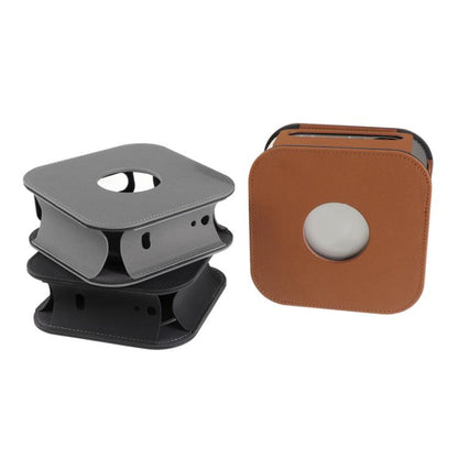 Mac Mini M4 / M4 Pro datora resursdatoram putekļu necaurlaidīgs ādas maciņš, triecienizturīgs aizsargapvalks