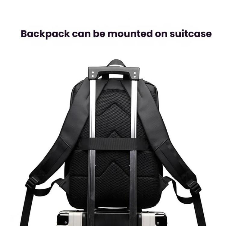 WEPOEWR Men 14-inch Laptop Backpack Waterproof Large Capacity Business Commuter backpack
