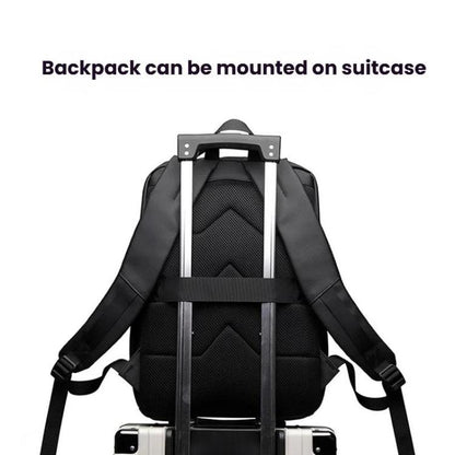 WEPOEWR Men 14-inch Laptop Backpack Waterproof Large Capacity Business Commuter backpack