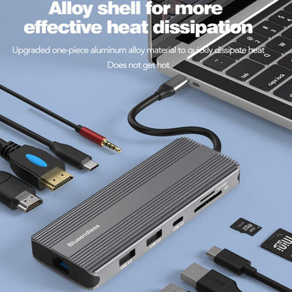 Blueendless daudzfunkcionāla C tipa HD gigabitu tīkla dokstacija