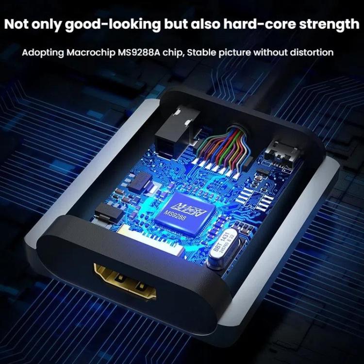 Преобразователь VGA в HDMI для компьютерного монитора, кабель-адаптер с аудиоблоком питания