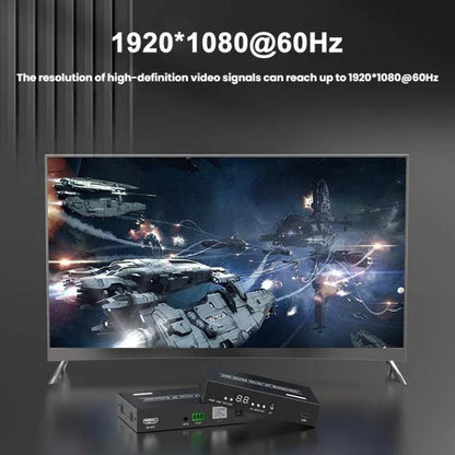 PWAY DT241M 150 m 1080P HD HDMI saderīgs tīkla kabeļa pagarinātājs