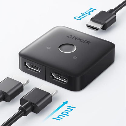 ANKER A83H1 4K 2 ieejas/1 izejas dokstacija HDMI pārveidotājs