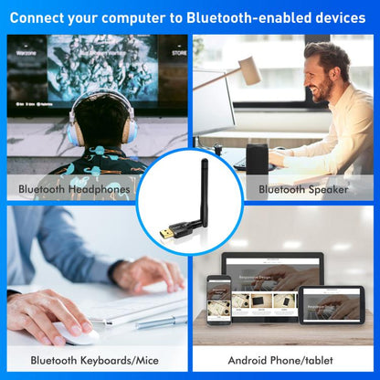 Модуль передатчика и аудиоприемника USB Bluetooth адаптера EDUP 5.4