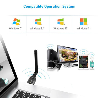 Модуль передатчика и аудиоприемника USB Bluetooth адаптера EDUP 5.4