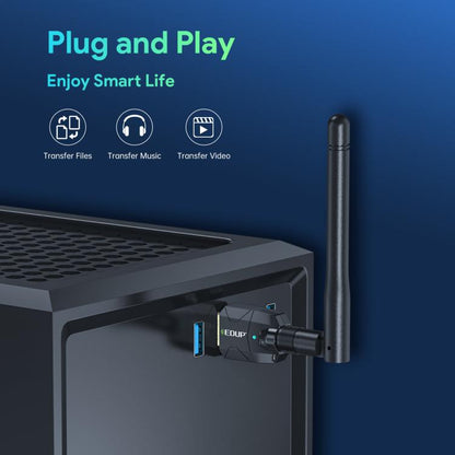 Модуль передатчика и аудиоприемника USB Bluetooth адаптера EDUP 5.4