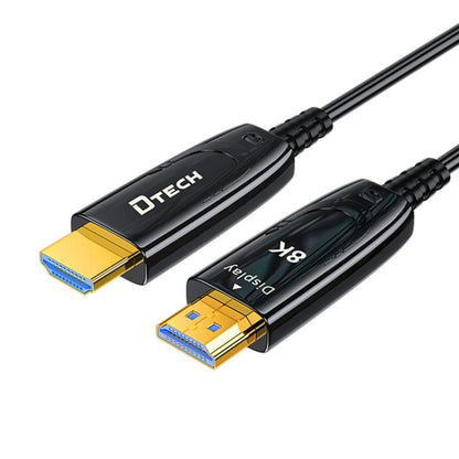 DTECH DT-HF8005 8K 60Hz HDMI 2.1 Fiber Optic Cable Dolby Atmos, EARC For PS5, Xbox, Home Theater, Gaming Monitor